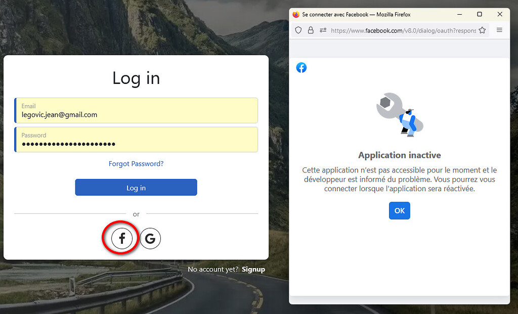 PROBLEEM INLOGGEN FACEBOOK visual data 4