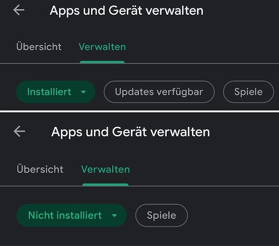 Kurviger Pro App installiert, nicht installiert