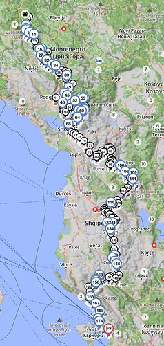 Geht auch mit *.Kurviger mit Zwischenzielen und Shaping-Points 1-1.