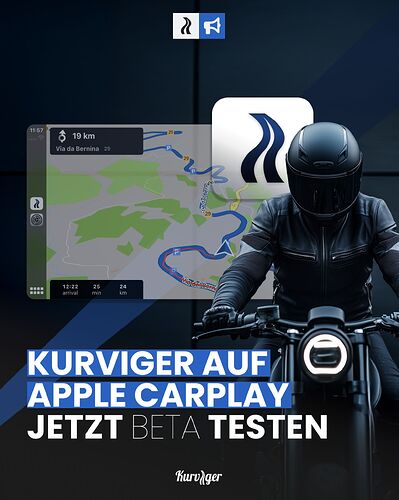 Kurviger CarPlay