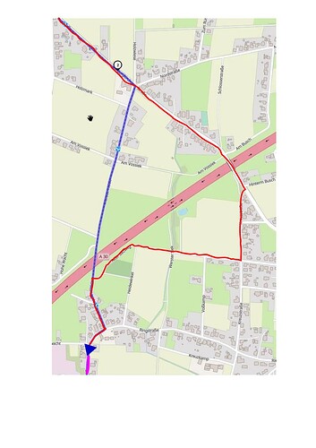 Org Route nach Umleitung