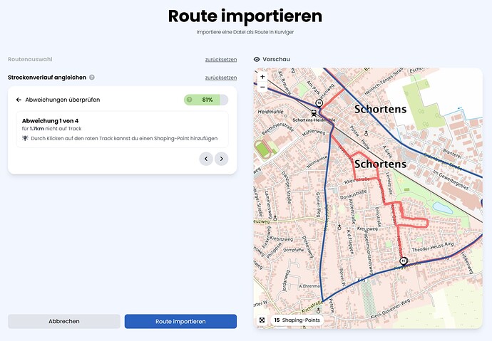 Kurviger aktuell Desktop