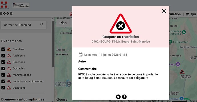 20260711 Sperrung Mure Le Bains