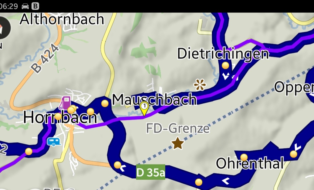 Symbols for blockage reasons and forcing unnamed roads - Route planning ...